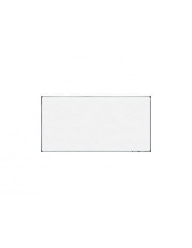 Pizarra blanca rocada lacada magnetica marco aluminio con cantoneras 100x200 cm