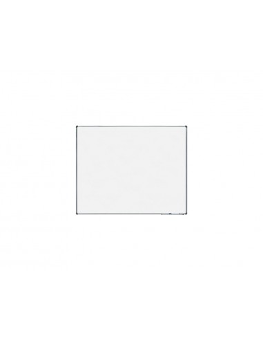 Pizarra blanca rocada lacada magnetica marco aluminio con cantoneras 120x150 cm
