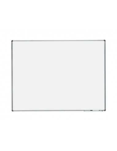 Pizarra blanca rocada lacada magnetica marco aluminio con cantoneras 120x150 cm