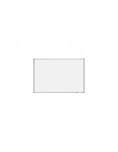 Pizarra blanca rocada lacada magnetica marco aluminio con cantoneras 100x150 cm