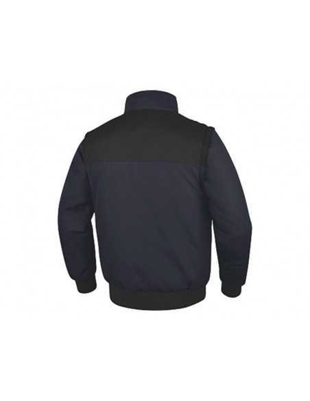Chaleco deltaplus multibolsillos con cremallera y mangas desmontables 80% poliester 20% algodon talla