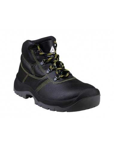 Botas deltaplus de seguridad piel crupon pigmentada suela pu bi-densidad color negro talla 43