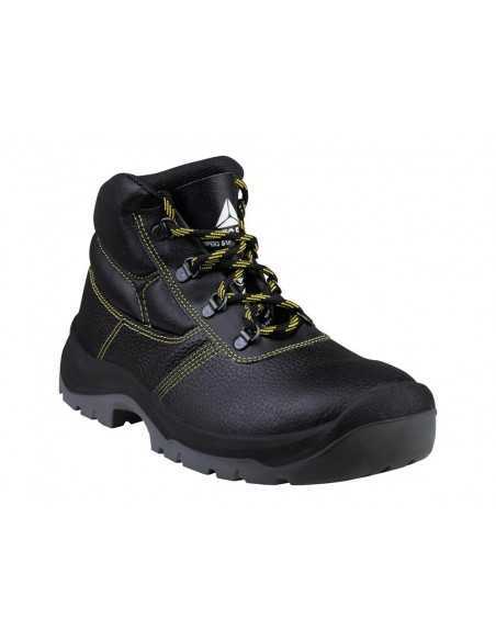 Botas deltaplus de seguridad piel crupon pigmentada suela pu bi-densidad color negro talla 43
