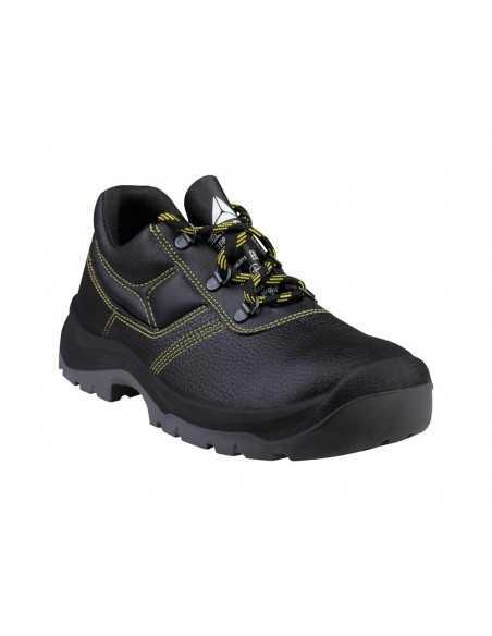 Zapatos de seguridad deltaplus piel crupon pigmentada suela pu bi densidad color negro talla 42
