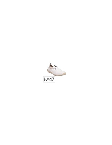 Zapatos de seguridad deltaplus microfibra pu suela pu mono-densidad color blanco talla 47