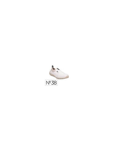 Zapatos de seguridad deltaplus microfibra pu suela pu mono-densidad color blanco talla 38