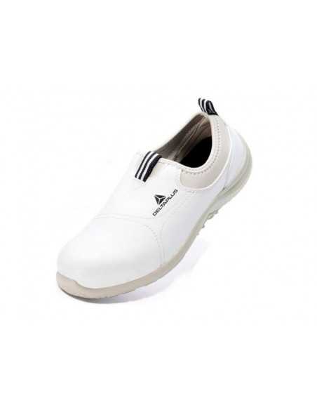 Zapatos de seguridad deltaplus microfibra pu suela pu mono-densidad color blanco talla 37 Zapatos de seguridad deltaplus microfibra pu suela pu mono-densidad color blanco talla 37