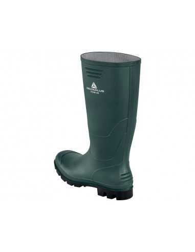 Botas deltaplus de seguridad stone pvc verde suela de tacos talla 44