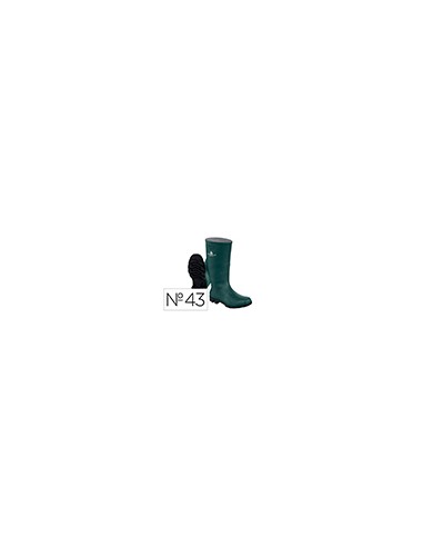 Botas deltaplus de seguridad stone pvc verde suela de tacos talla 43