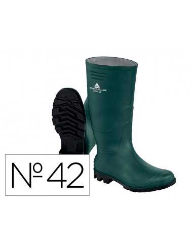 Botas deltaplus de seguridad stone pvc verde suela de tacos talla 42