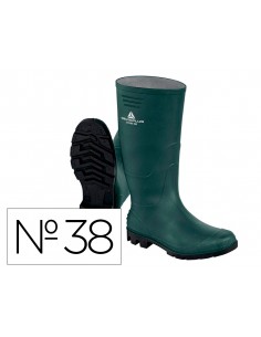 Botas deltaplus de seguridad stone pvc verde suela de tacos talla 38