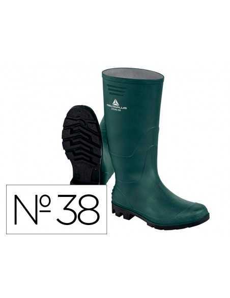 Botas deltaplus de seguridad stone pvc verde suela de tacos talla 38