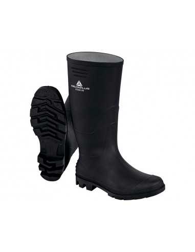 Botas deltaplus de seguridad stone pvc negro suela de tacos talla 48