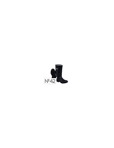 Botas deltaplus de seguridad stone pvc negro suela de tacos talla 42