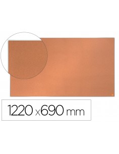 Tablero de anuncios nobo impression pro corcho formato panoramico 55/' 1220x690 mm