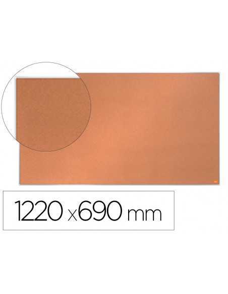 Tablero de anuncios nobo impression pro corcho formato panoramico 55/' 1220x690 mm