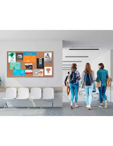 Tablero de anuncios nobo impression pro corcho formato panoramico 55/' 1220x690 mm