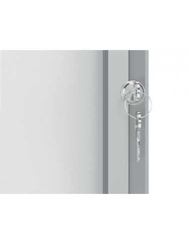 Vitrina de anuncios nobo premium plus magnetica de exterior 12 x din a4 1000x972x45 mm