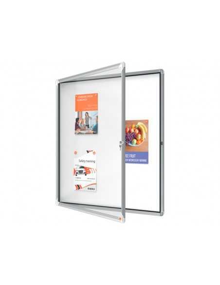 Vitrina de anuncios nobo premium plus magnetica de exterior 12 x din a4 1000x972x45 mm Vitrina de anuncios nobo premium plus magnetica de exterior 12 x din a4 1000x972x45 mm