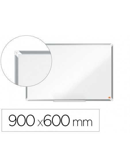 Pizarra blanca nobo premium plus acero lacado magnetica 900x600 mm
