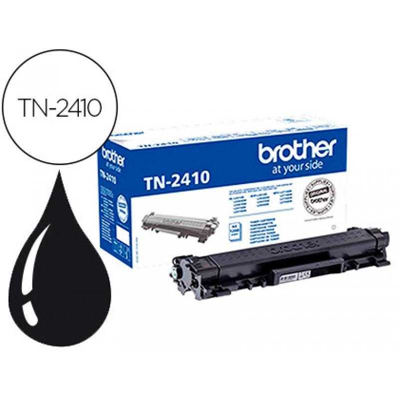Toner brother tn-2410 para dcp-l2510 / 2530 / 2550 / hl-l2375 negro 1200 pag