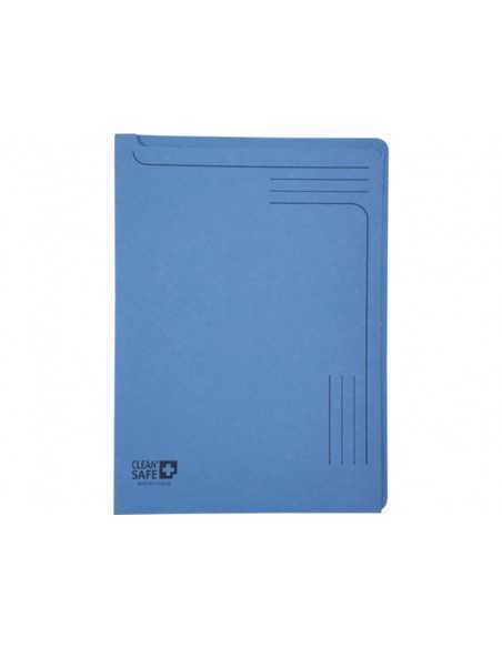 Carpeta dossier uñero exacompta clean safe cartulina 400 gr din a4 azul paquete de 5 unidades Carpeta dossier uñero exacompta clean safe cartulina 400 gr din a4 azul paquete de 5 unidades
