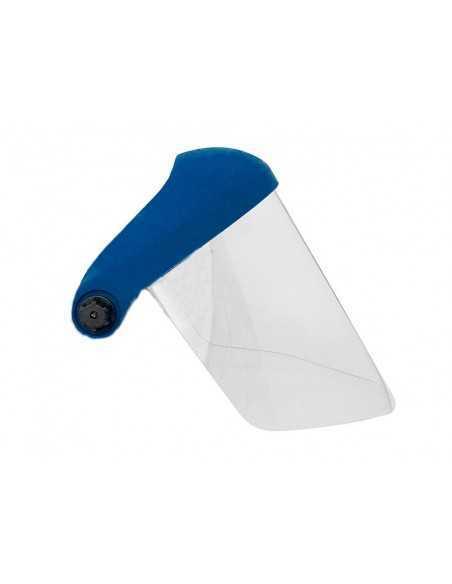 Pantalla para casco faru a20c con visera y protector barbilla azul 200x300 mm
