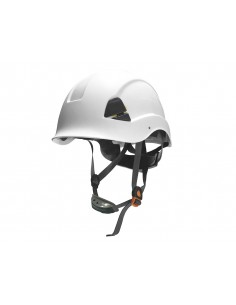 Casco faru abs para trabajos en alturas 6 puntos de anclaje color blanco