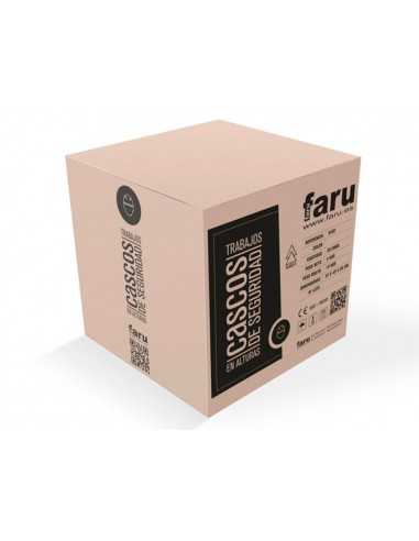 Casco faru abs para trabajos en alturas 6 puntos de anclaje color blanco
