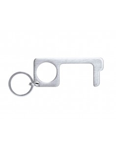 Llavero higienico anticontacto bigox acero inoxidable 3,20x7,60 cm