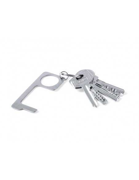 Llavero higienico anticontacto bigox acero inoxidable 3,20x7,60 cm