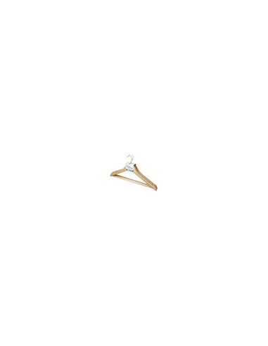 Percha rozenbal madera natural barnizada pack de 3 unidades