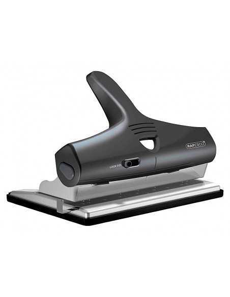 Taladrador rapesco alu 95 negro ajustable 2,3 y 4 taladros capacidad 32 hojas Taladrador rapesco alu 95 negro ajustable 2,3 y 4 taladros capacidad 32 hojas