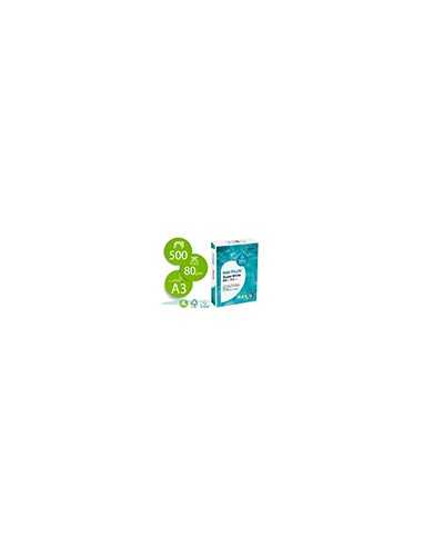 Papel fotocopiadora nautilus superwhite 100% reciclado din a3 80 gramos paquete de 500 hojas