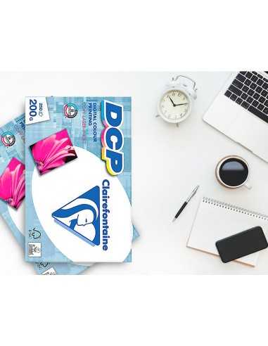 Papel fotocopiadora clairefontaine din a3 200 gr paquete de 250 hojas