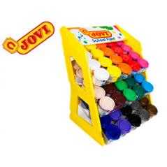 Tempera escolar jovi 35 ml expositor sobremesa de 100 unidades colores surtidos