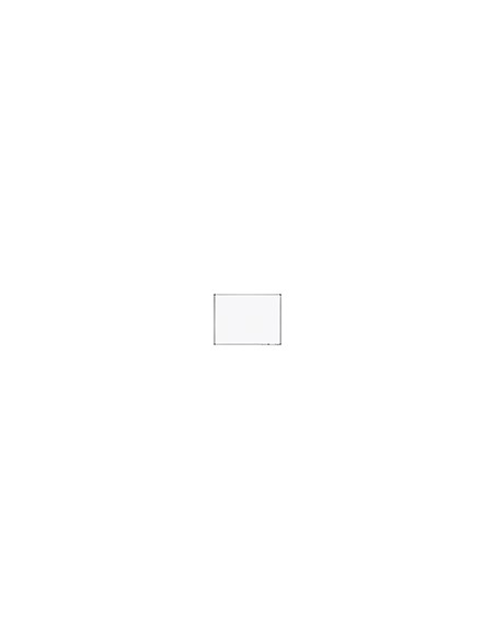 Pizarra blanca rocada acero vitrificado magnetico marco aluminio y cantoneras pvc 120x90 cm incluye bandeja