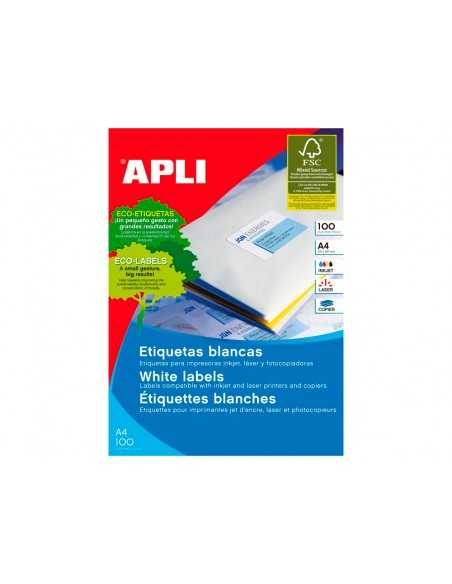 Etiqueta adhesiva apli 1275 tamaño 105x40 mm -fotocopiadora -laser -ink-jet-caja con 1400 etiquetas Etiqueta adhesiva apli 1275 tamaño 105x40 mm -fotocopiadora -laser -ink-jet-caja con 1400 etiquetas
