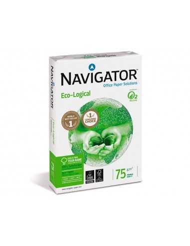 Papel fotocopiadora navigator eco logical din a4 75 gramos paquete de 500 hojas