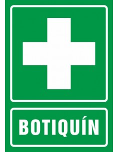 Pictograma syssa señal de botiquin en pvc 210x297 mm