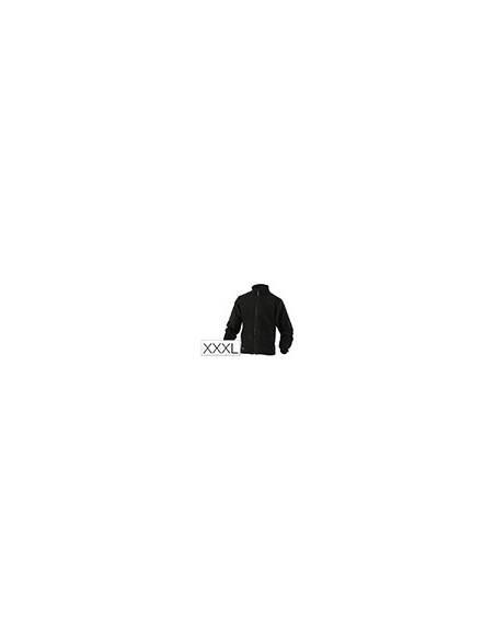 Chaqueta deltaplus polar con cremallera 2 bolsillos color negro talla 3xl Chaqueta deltaplus polar con cremallera 2 bolsillos color negro talla 3xl
