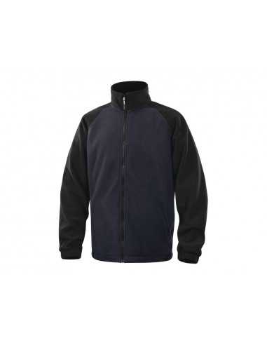 Chaqueta deltaplus polar con cremallera 2 bolsillos color azul talla xl