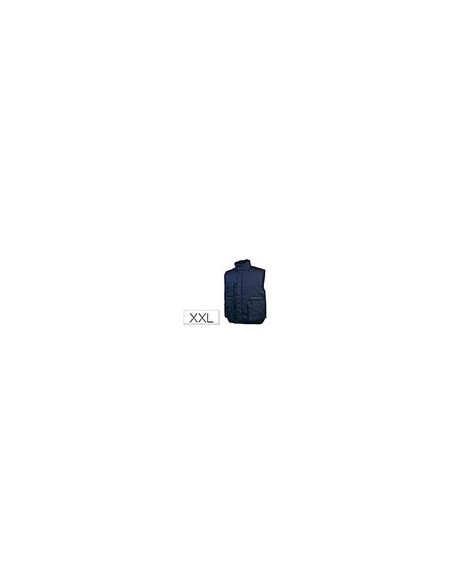 Chaleco deltaplus multibolsillos con cremallera cintura elastica color azul naranja talla xxl