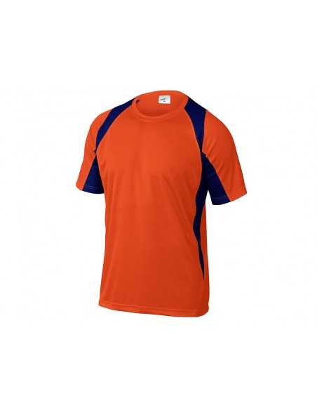 Camiseta deltaplus poliester manga corta cuello redondo tratamiento secado rapido color naranja-marino talla 3xl Camiseta deltaplus poliester manga corta cuello redondo tratamiento secado rapido color naranja-marino talla 3xl