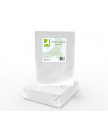 Papel fotocopiadora q-connect ultra white din a3 120 gramos paquete de 250 hojas