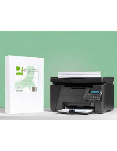 Papel fotocopiadora q-connect ultra white din a3 120 gramos paquete de 250 hojas