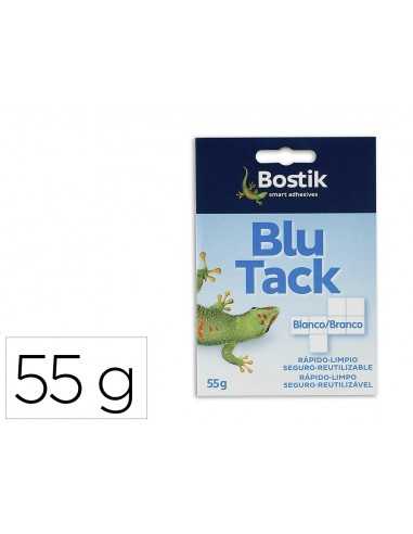 Sujetacosa masilla bostik blu tack blanco cuarteado
