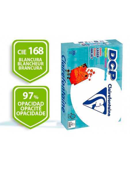 Papel fotocopiadora clairefontaine din a4 300 gramos paquete de 125 hojas