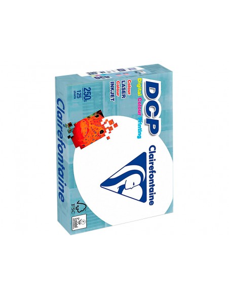 Papel fotocopiadora clairefontaine din a3 250 gramos paquete de 125 hojas