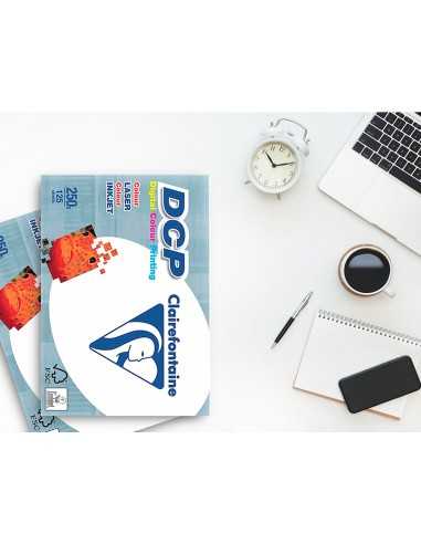 Papel fotocopiadora clairefontaine din a4 250 gramos paquete de 125 hojas